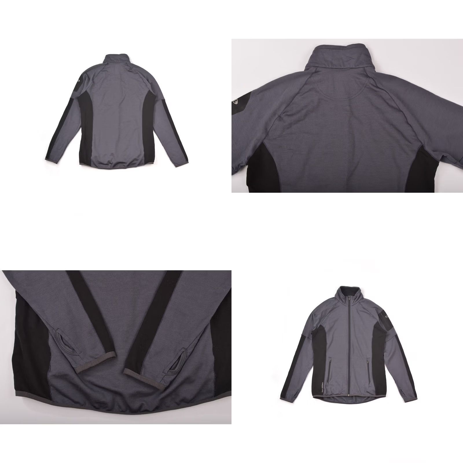 Icebreaker Icebreaker W Atom LS Full Zip Merino GT Top Sweater Woman L Gray N/A 101474002 Size L / US 10 / IT 46 - 8 Thumbnail