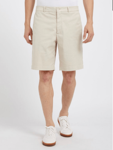 Brunello Cucinelli Dyed Bermuda Shorts in Open White Size US 30 / EU 46 - 1 Preview