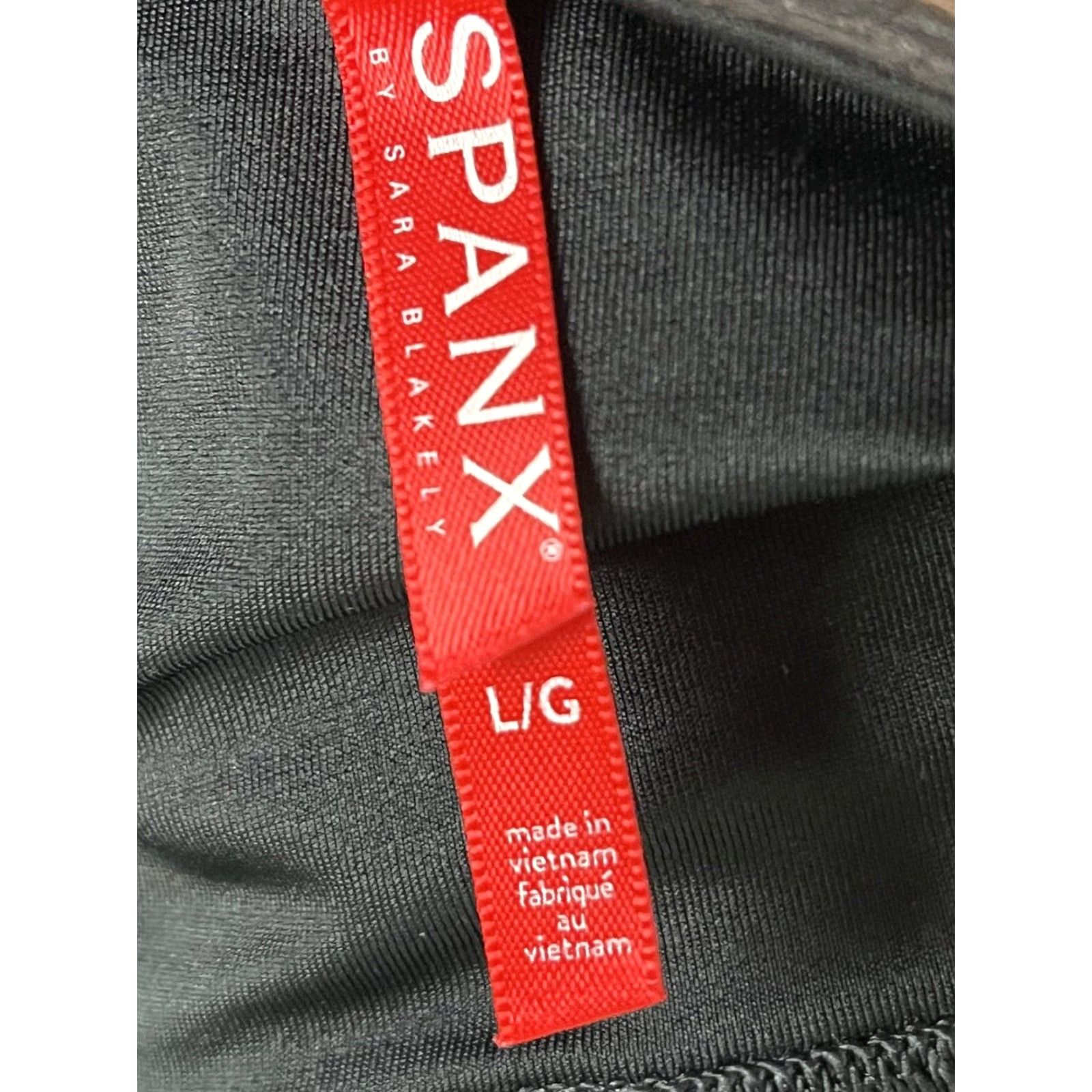 Spanx Spanx Faux Leather Leggings Womens Large Black Stretch Size 36" / US 14 / IT 50 - 5 Thumbnail