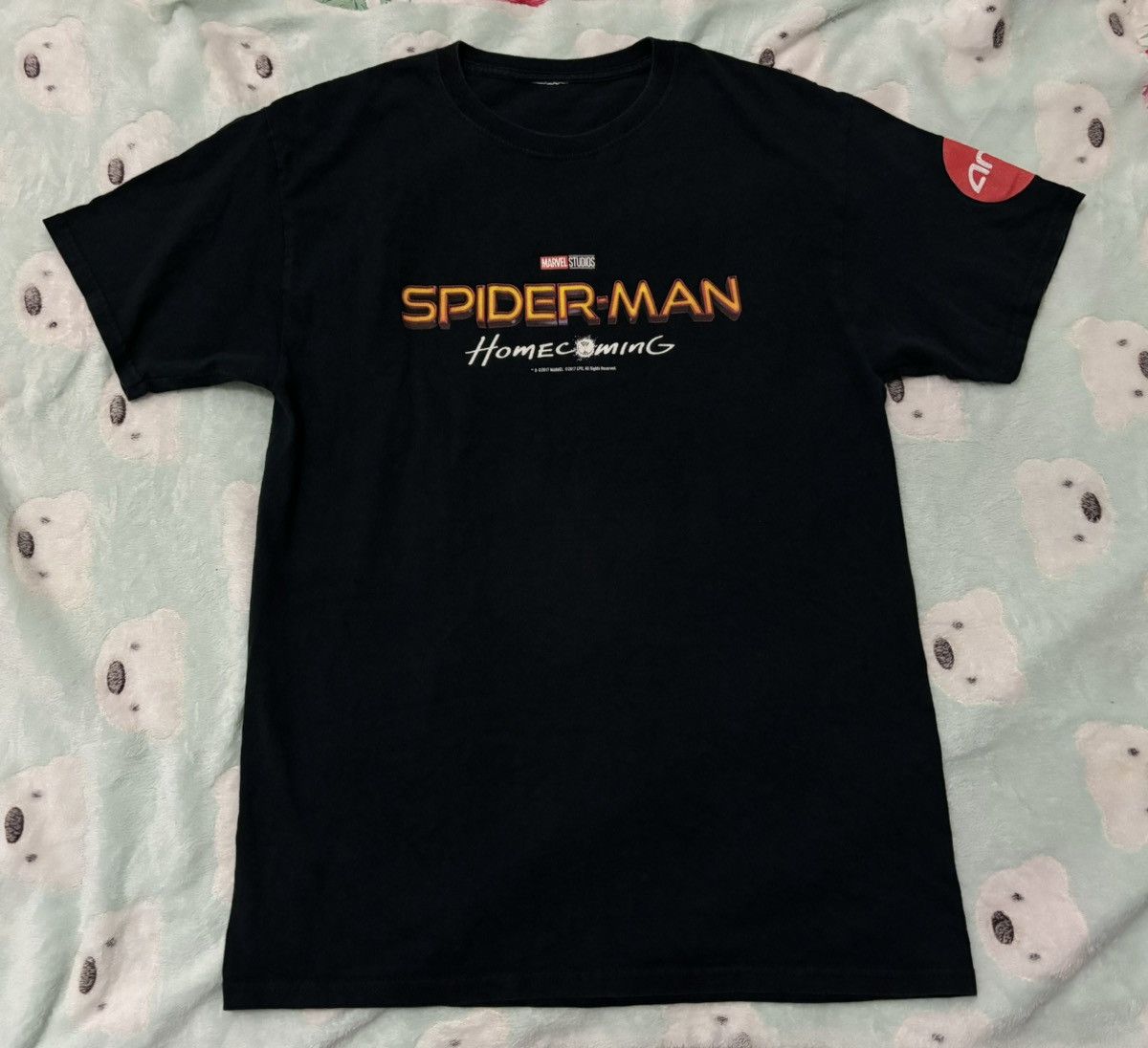 Marvel Comics 🕸️🕷️ ©2017 Spider-Man Home Coming Promo Movie Tshirt 🕷️🕸️ Size US M / EU 48-50 / 2 - 1 Thumbnail