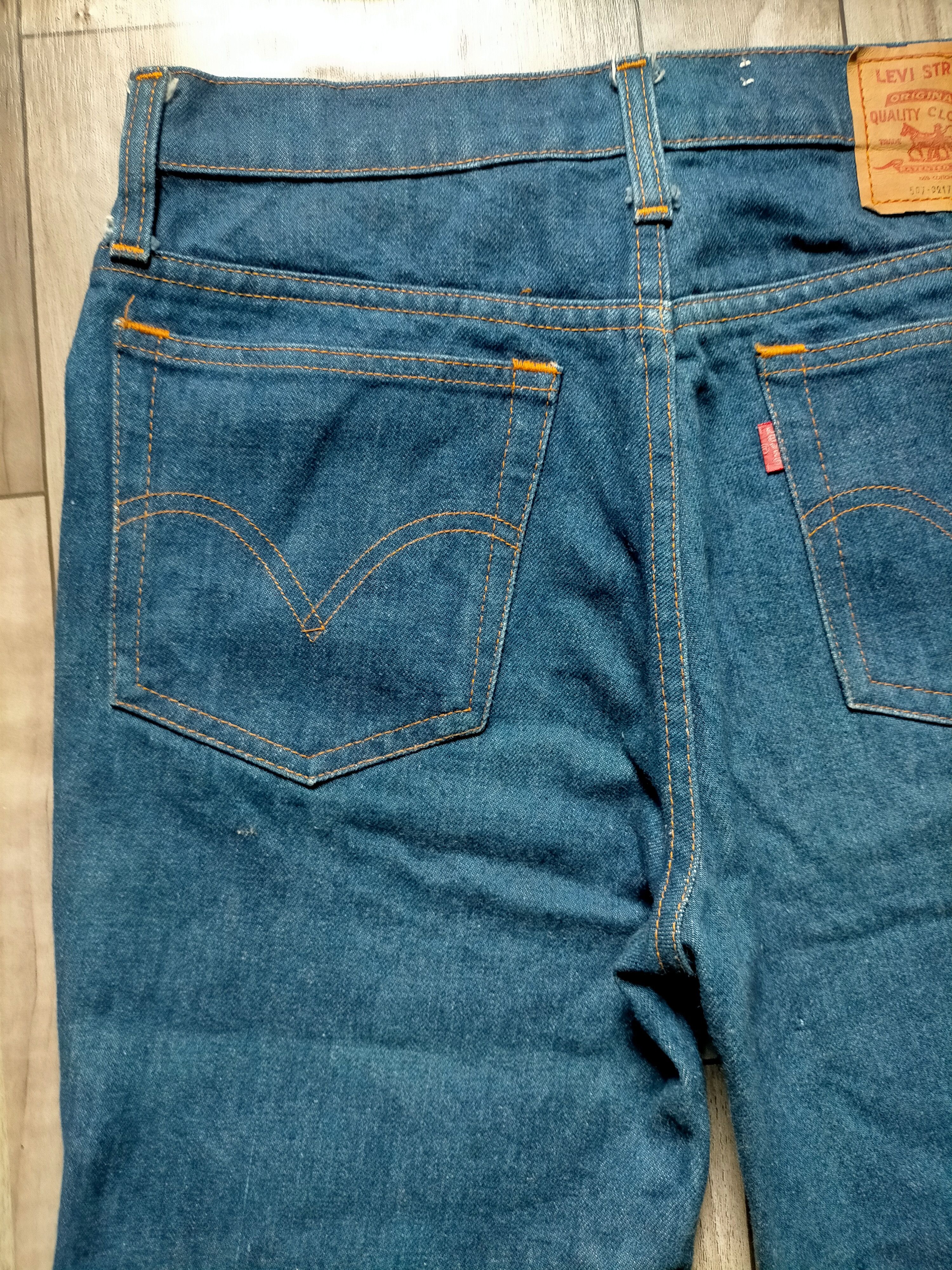 Levi's Flare Jeans Vtg 80s Levis 507 Boot cut Denim Size US 29 - 10 Thumbnail