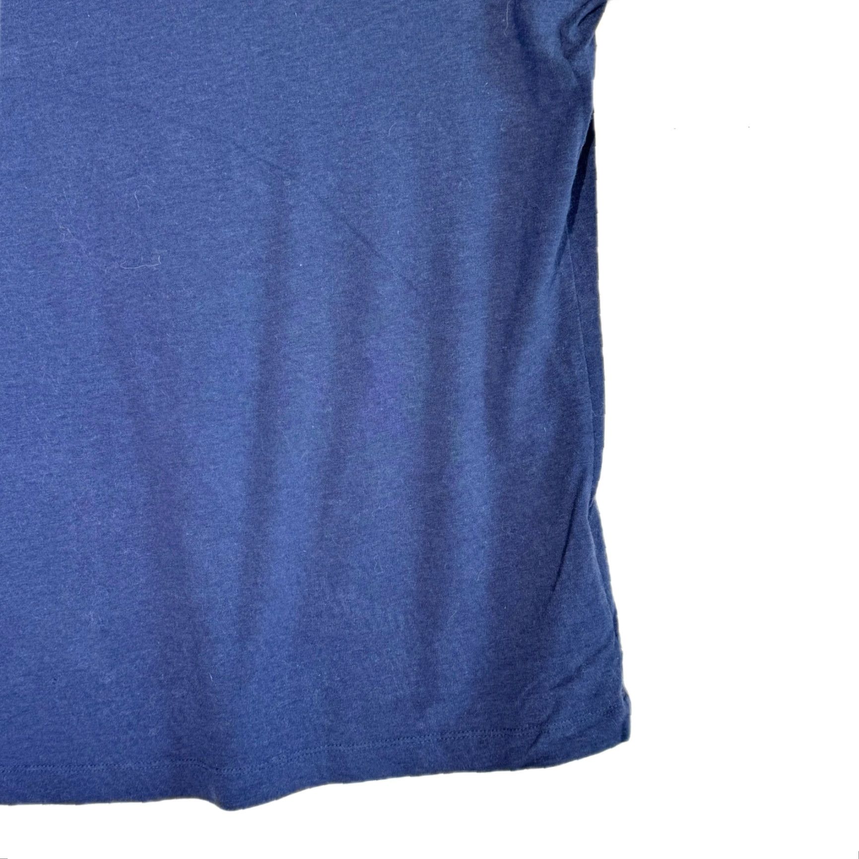 Banana Republic Banana Republic Shirt Blue Cotton Stretch Long Sleeve Pullover – Size L, Regular, Women, Casual Comfort, Round Neck, Knit, Machine Washable Size L / US 10 / IT 46 - 5 Thumbnail