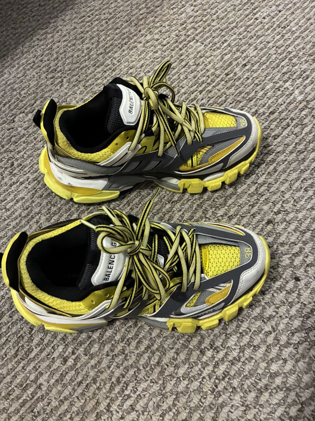 Balenciaga Yellow Track Balenciagas Size US 5.5 / EU 38 - 2 Thumbnail
