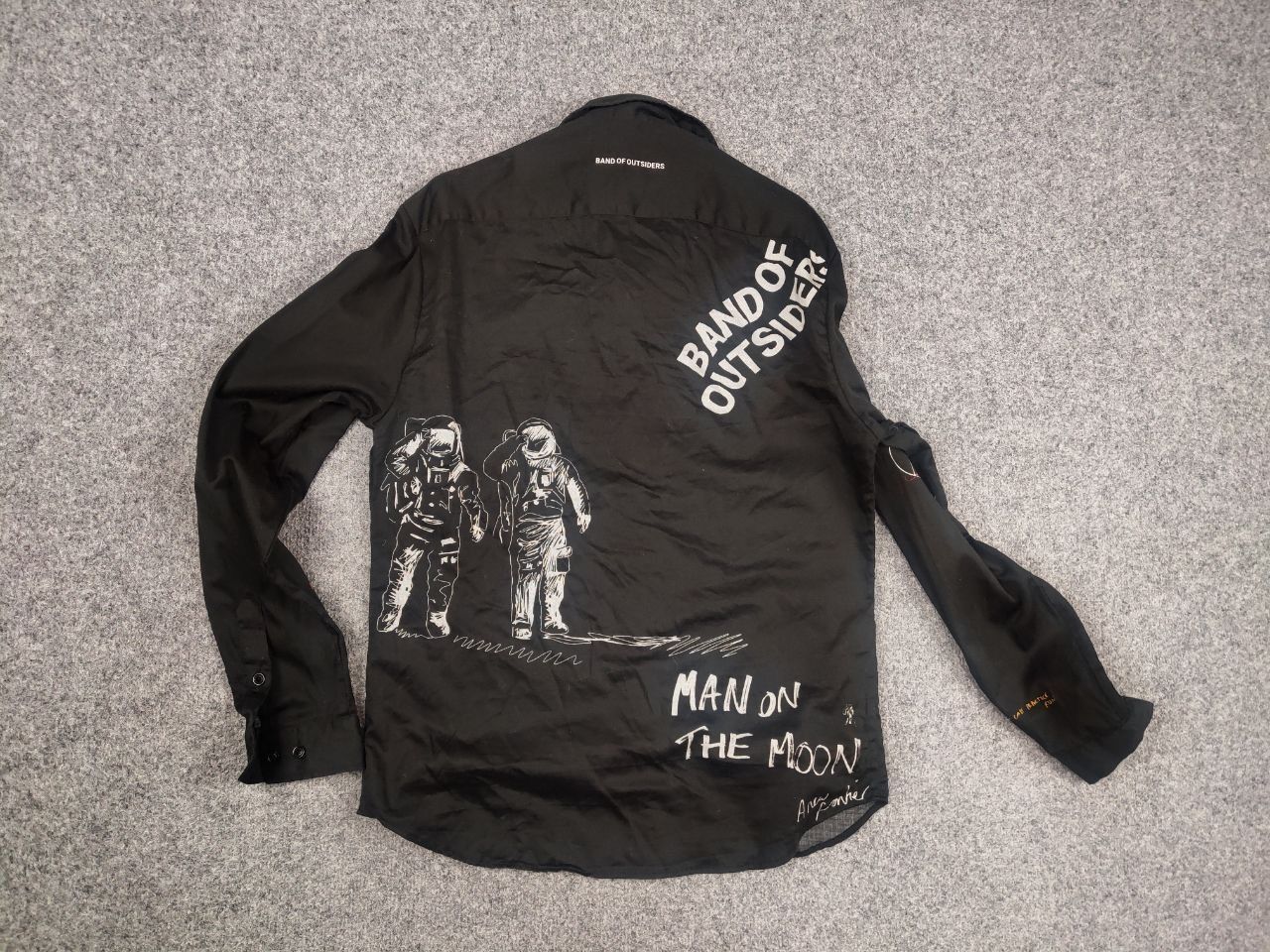 Band Of Outsiders × Designer × Hysteric Glamour Band of Outsiders brand Japan Design All Logo Button Shirt Size US S / EU 44-46 / 1 - 12 Thumbnail