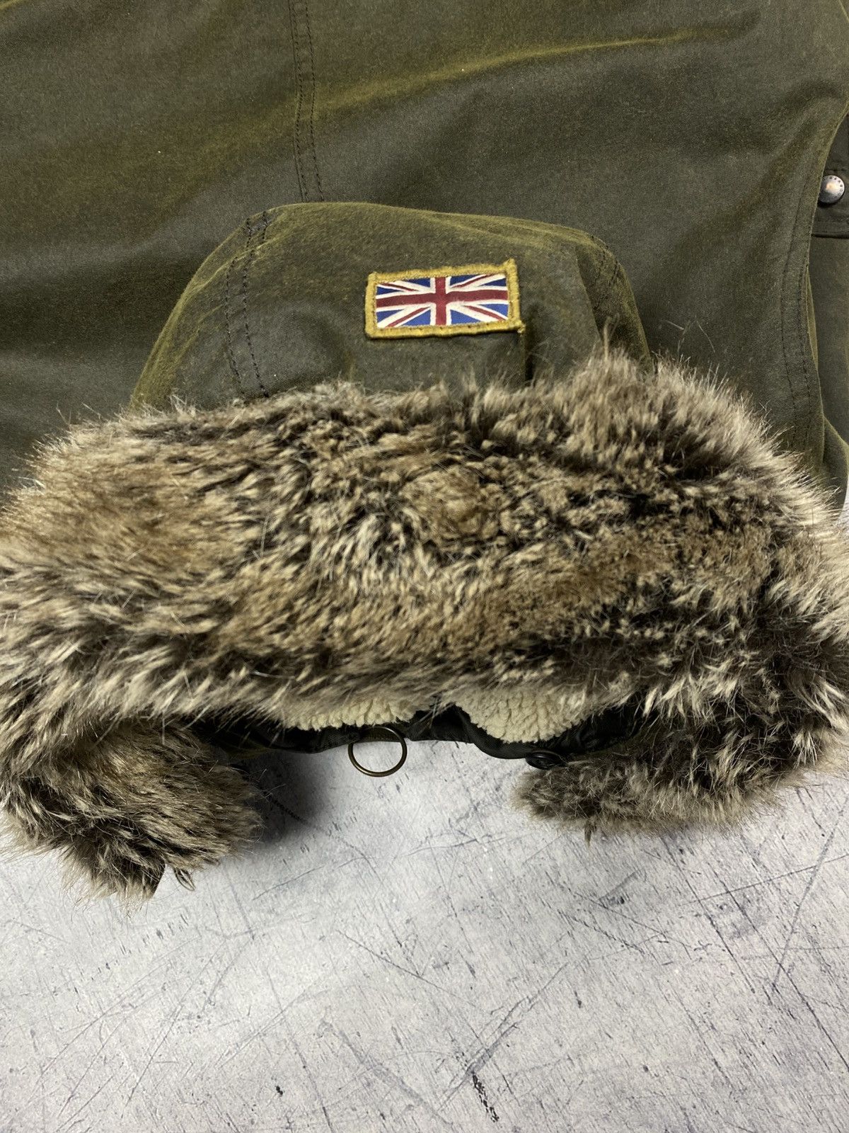 Barbour Barbour Brighton Union Jack Waxed Parka Fur Hood Size M / US 6-8 / IT 42-44 - 19 Thumbnail