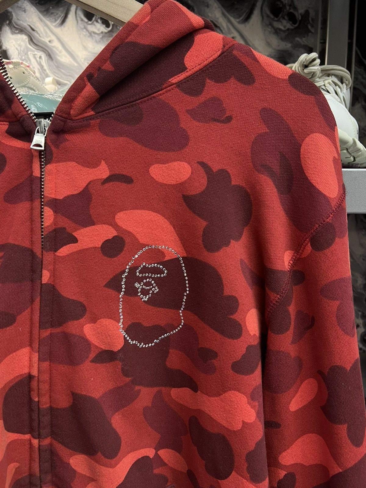 Bape Bape Swarovski Hoodie Full Zip Size US XL / EU 56 / 4 - 3 Thumbnail