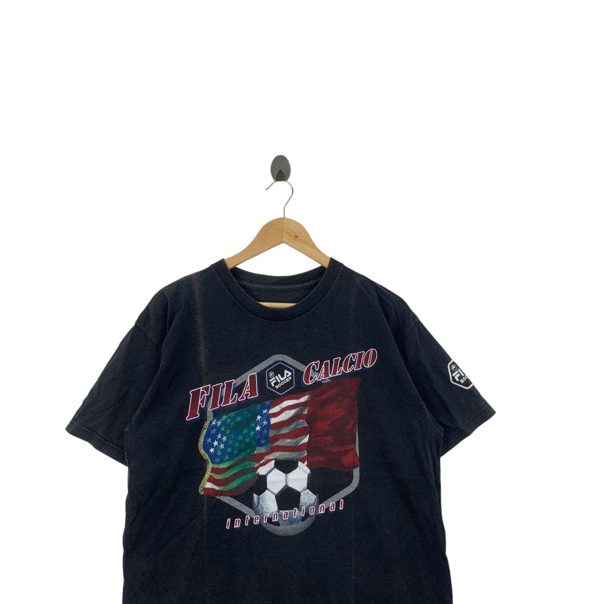 Fila Vintage FILA SOCCER Calcio International Tee Shirt Top Size US M / EU 48-50 / 2 - 2 Thumbnail