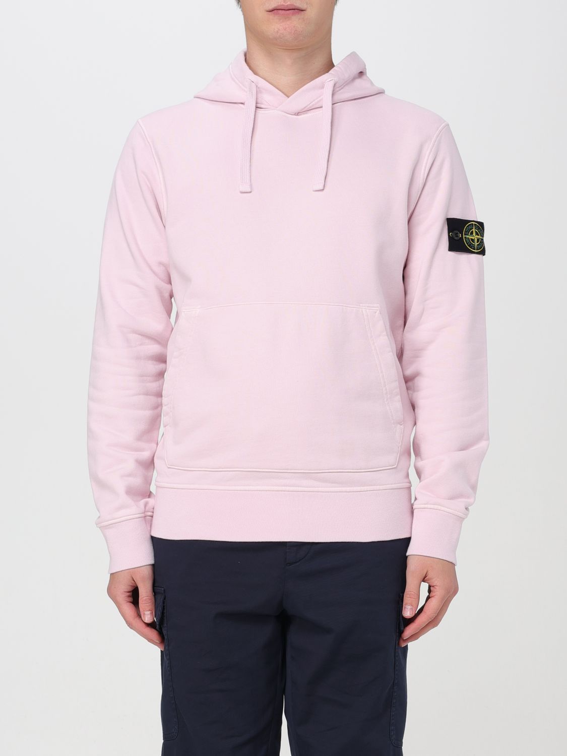 image of Stone Island Sweatshirt Men Pink (Size Large)