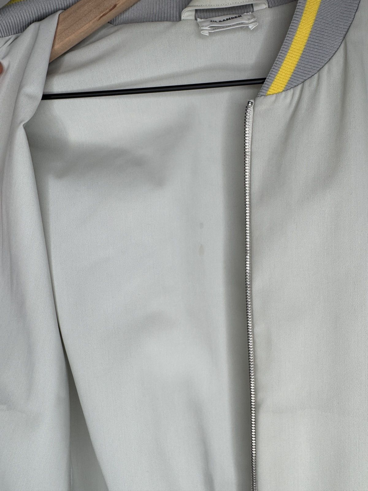Jil Sander Jil Sander Gray & Yellow Lightweight Bomber Size US S / EU 44-46 / 1 - 10 Thumbnail