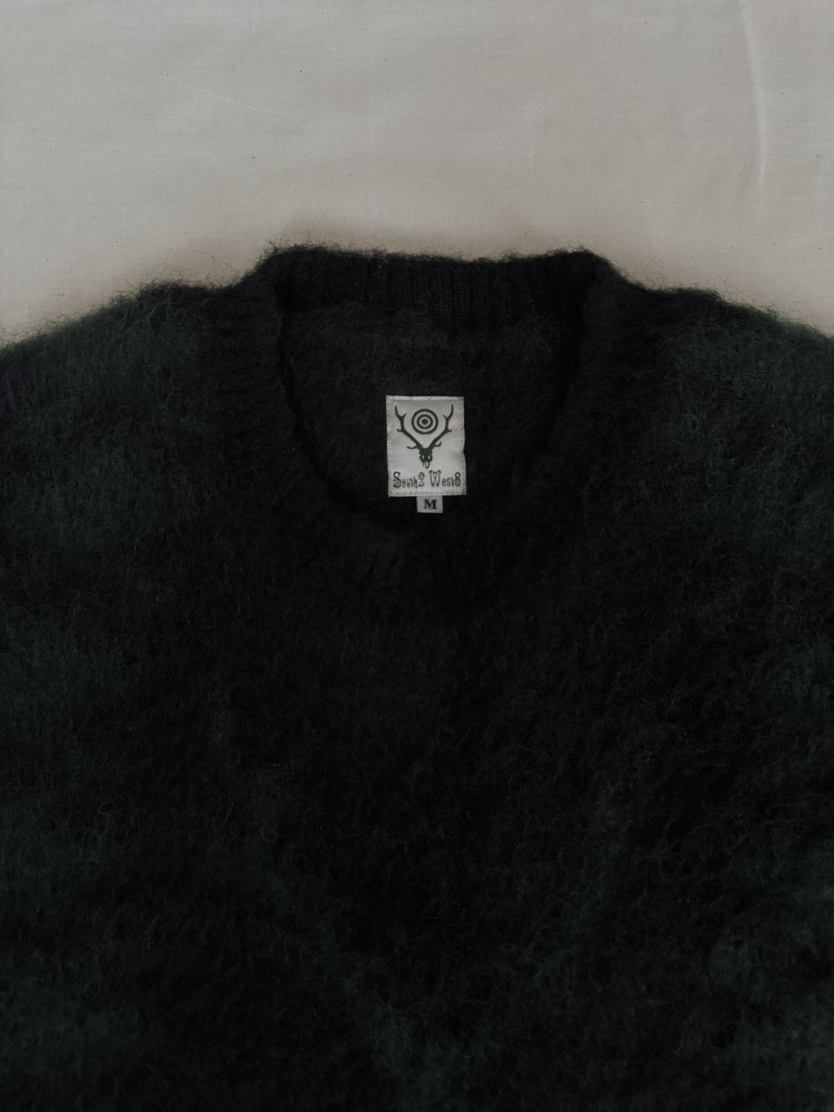 South2 West8 Mohair Jacquard Knit Sweater Size US M / EU 48-50 / 2 - 3 Thumbnail