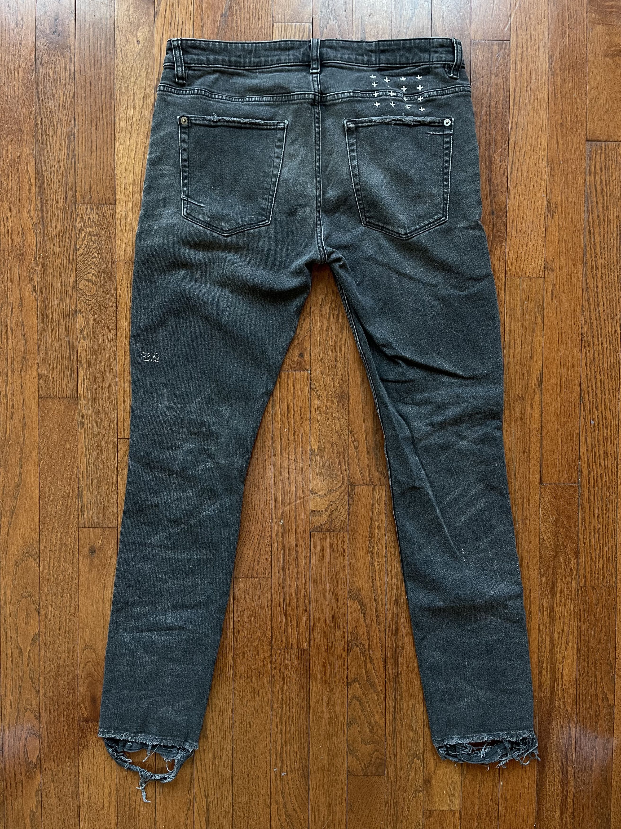 Ksubi van winkle black grime slim denim Size US 32 / EU 48 - 2 Thumbnail