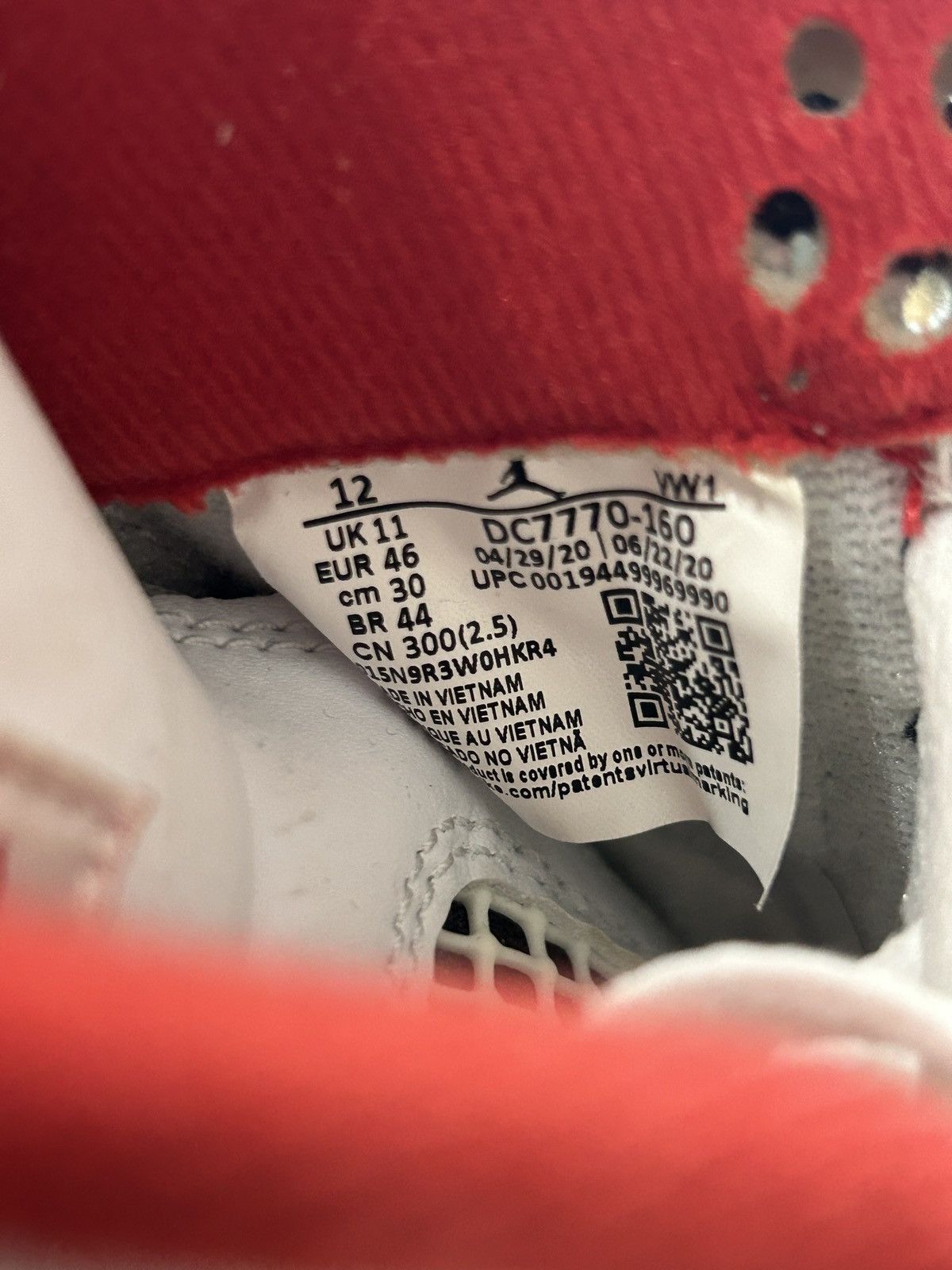 Jordan Brand JORDAN 4 RETRO FIRE RED SIZE 12 PREOWNED Size US 12 / EU 45 - 4 Thumbnail