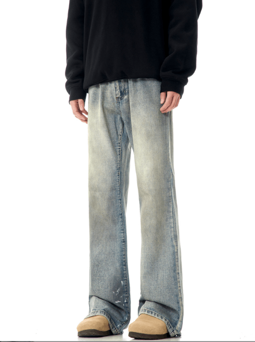 Japanese Brand × Vintage American straight retro loose casual flared jeans Size US 32 / EU 48 - 2 Thumbnail