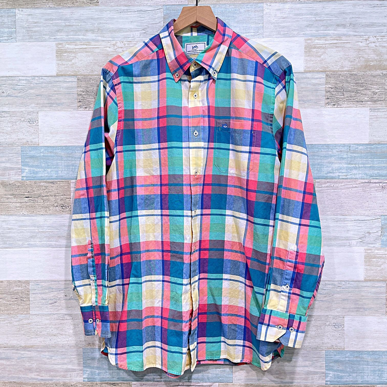 Southern Tide Southern Tide Preppy Plaid Button Down Shirt Classic Fit M Size US M / EU 48-50 / 2 - 1 Thumbnail