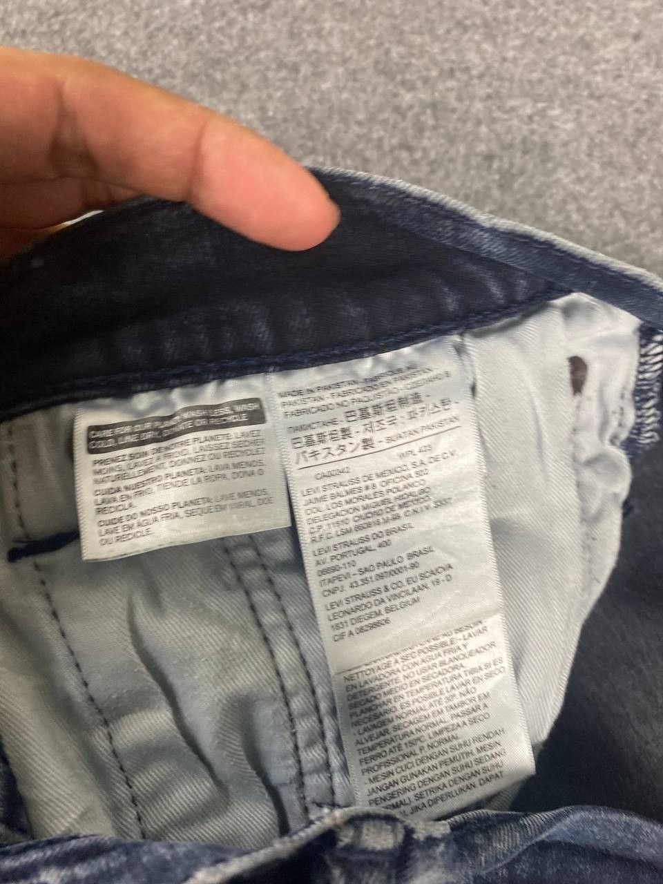 Levi's levis 511 slim distressed denim nice design Size US 38 / EU 54 - 14 Thumbnail