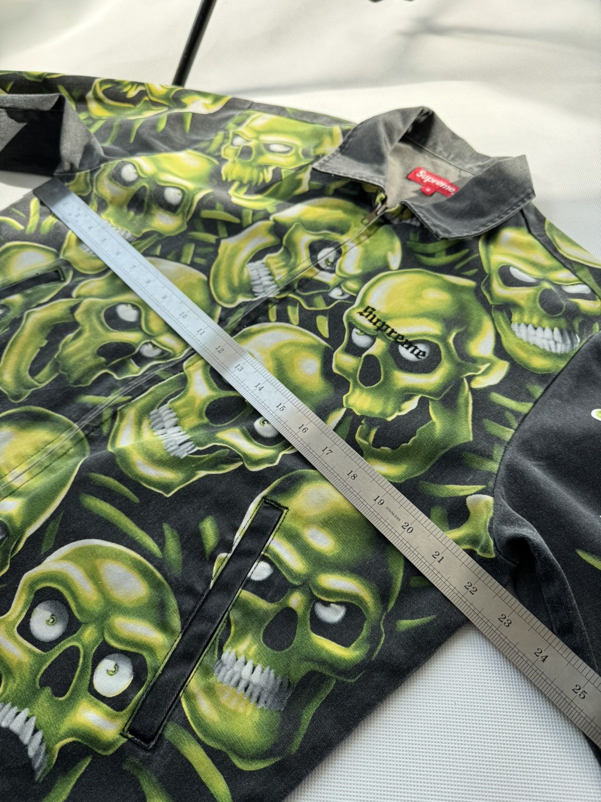 Supreme Archive Supreme Skull Pile Washed Work Jacket Affliction Size US M / EU 48-50 / 2 - 20 Thumbnail