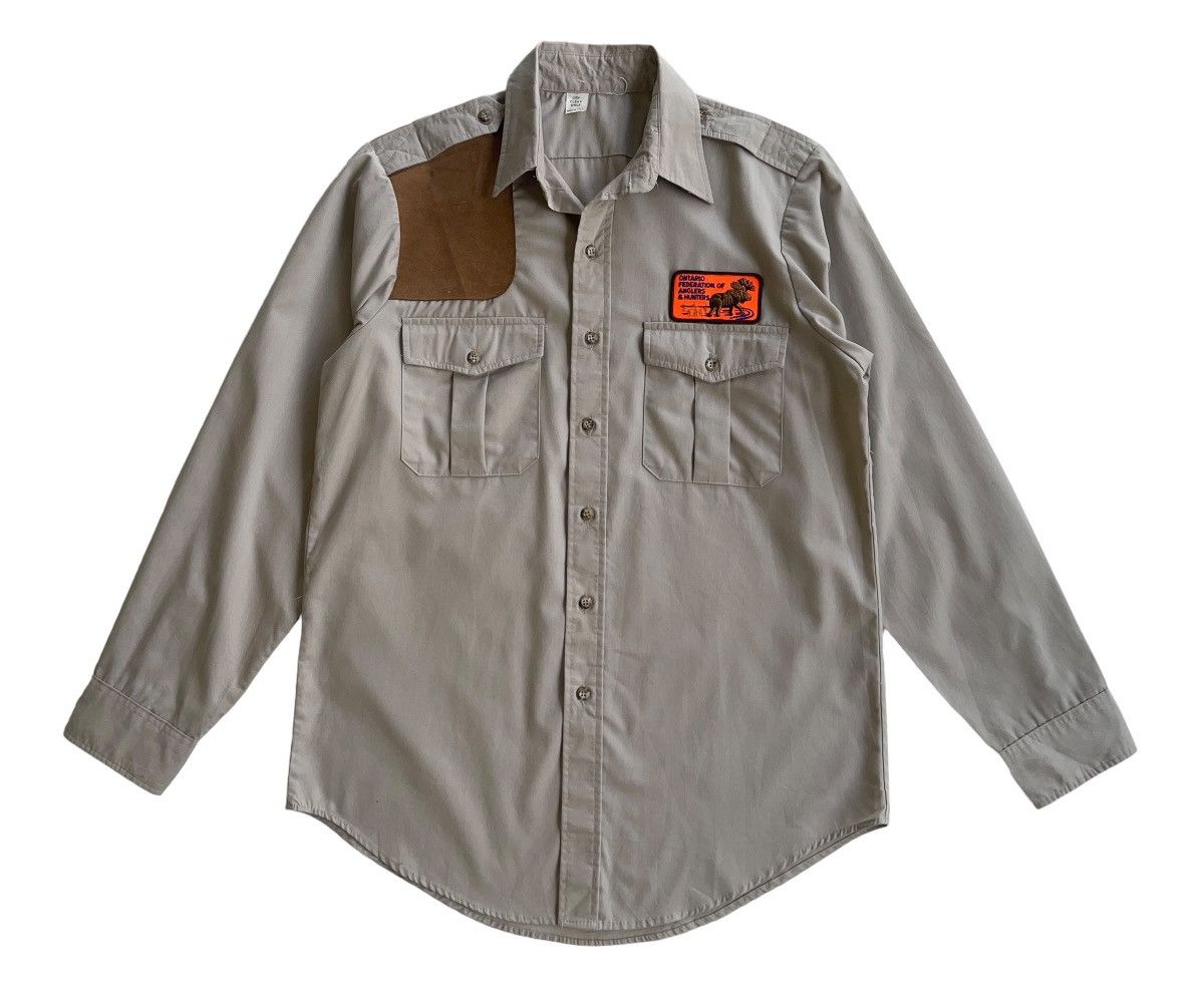 Vintage Vintage 1990s Outdoor Impression Hunting Shirt Size US L / EU 52-54 / 3 - 5 Thumbnail