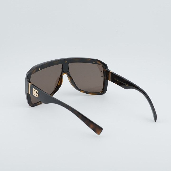 Dolce & Gabbana Dolce & Gabbana DG6205 502/73 Sunglasses Havana Square Frame Size ONE SIZE - 10 Thumbnail