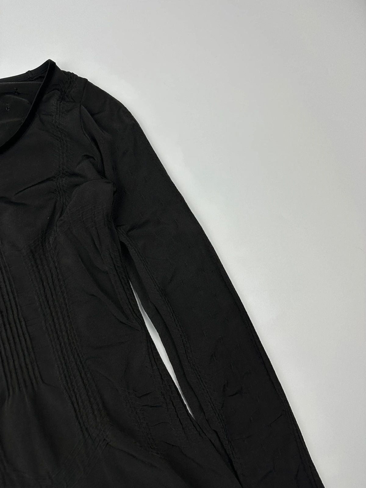 Marithe + Francois Girbaud Marithé + François Girbaud Stretch Fitted Black Longsleeves Size S / US 4 / IT 40 - 10 Thumbnail