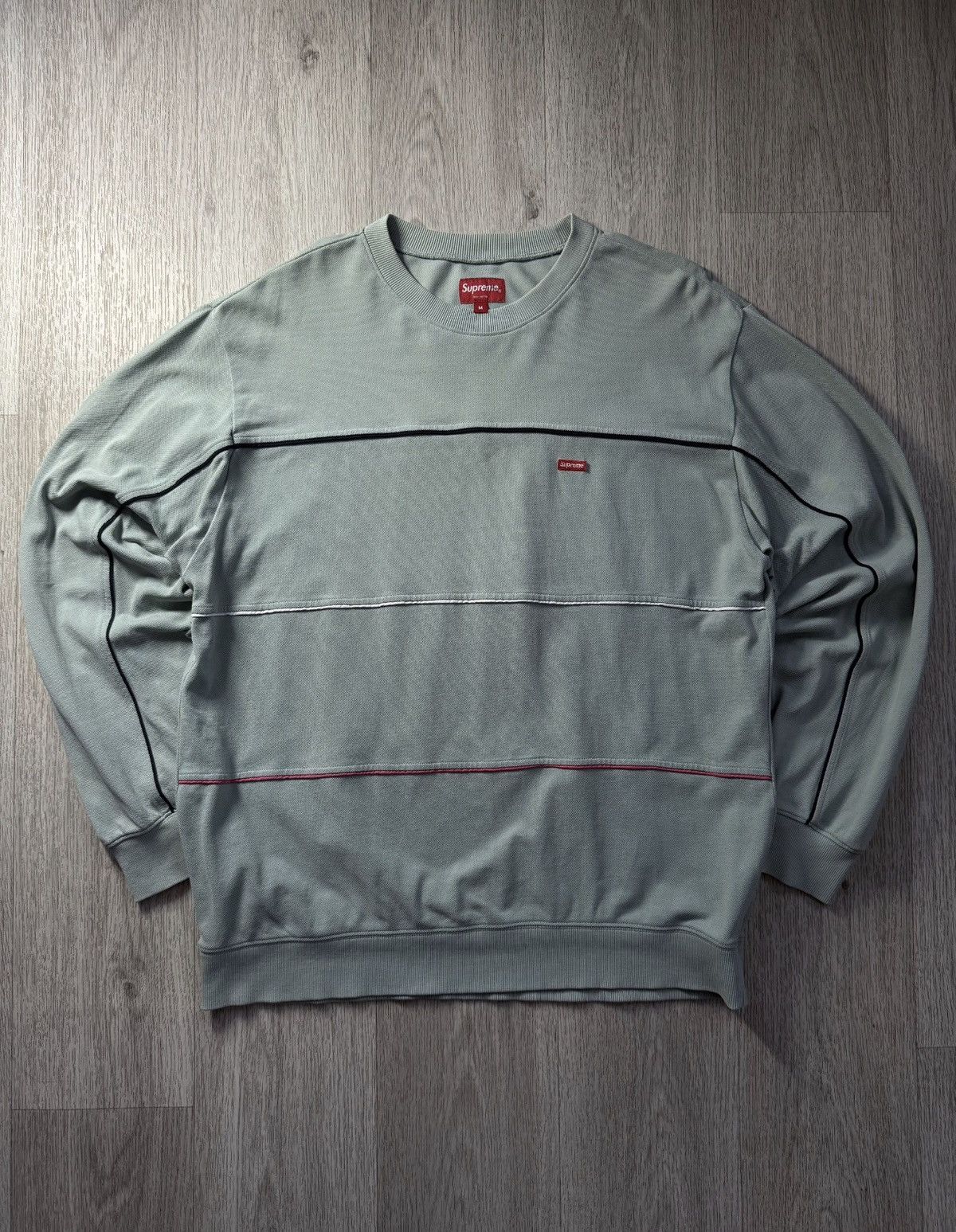 Supreme Supreme Box Logo Crewneck Ash Grey (FW18) | Grailed