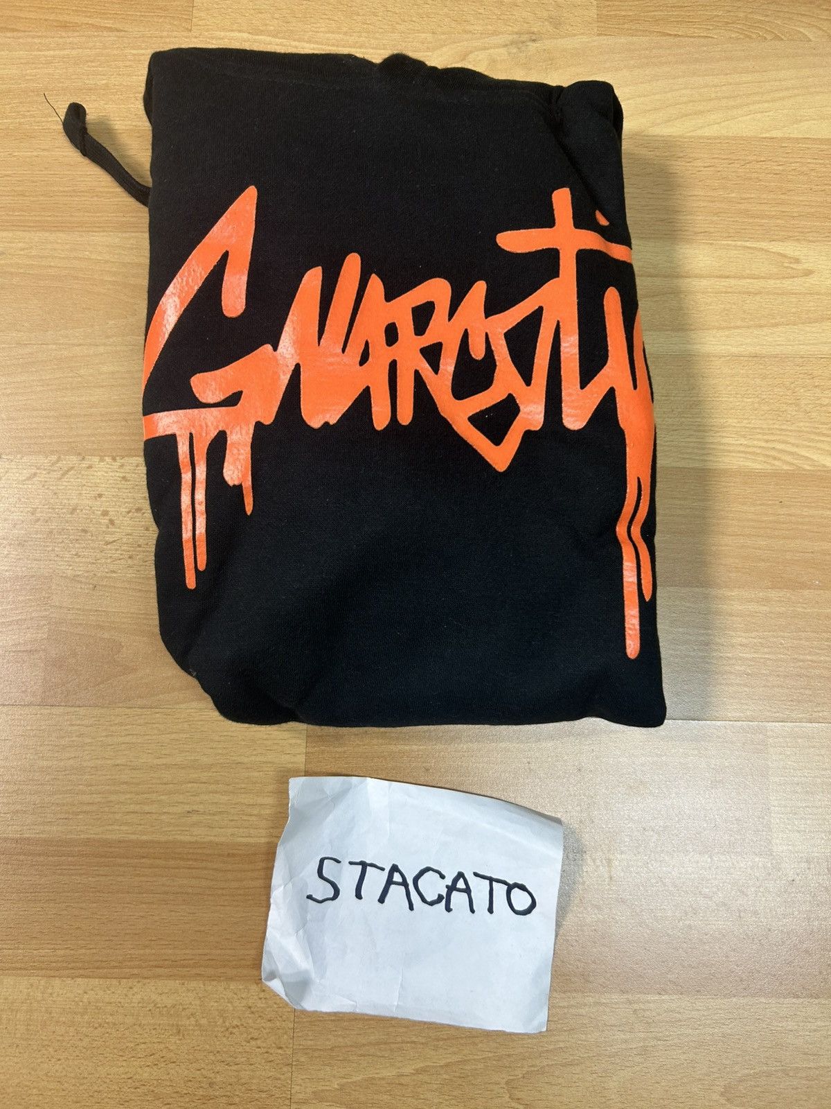 Gnarcotic × Rap Tees Gnarcotic Lil Gnar Drip Logo Hoodie Black/Orange Size US M / EU 48-50 / 2 - 2 Thumbnail