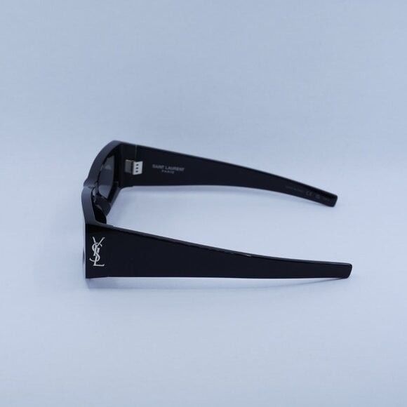 Saint Laurent Paris New Saint Laurent SLM140/F 002 Sunglasses - Shiny Black Size ONE SIZE - 10 Thumbnail
