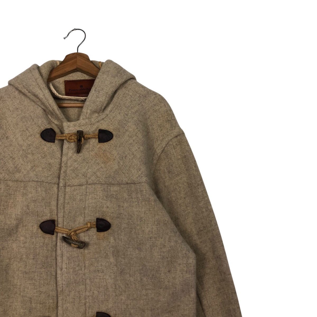Ermenegildo Zegna 📌Vintage Wool Duffle Coats Ermenegildo Zegna Size US M / EU 48-50 / 2 - 7 Thumbnail