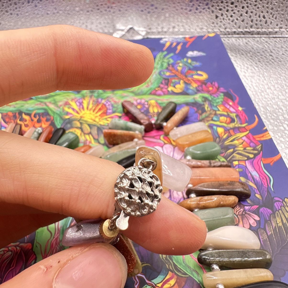 Japanese Brand × Vintage Vintage Shaman Psychodelic Stones nature Rare necklace Size ONE SIZE - 5 Thumbnail