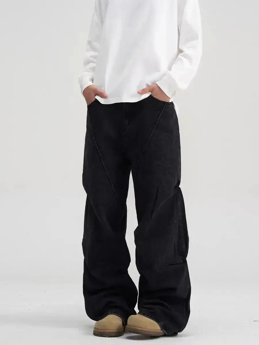 Japanese Brand High street deconstructed design micro flare jeans Size US 32 / EU 48 - 1 Thumbnail