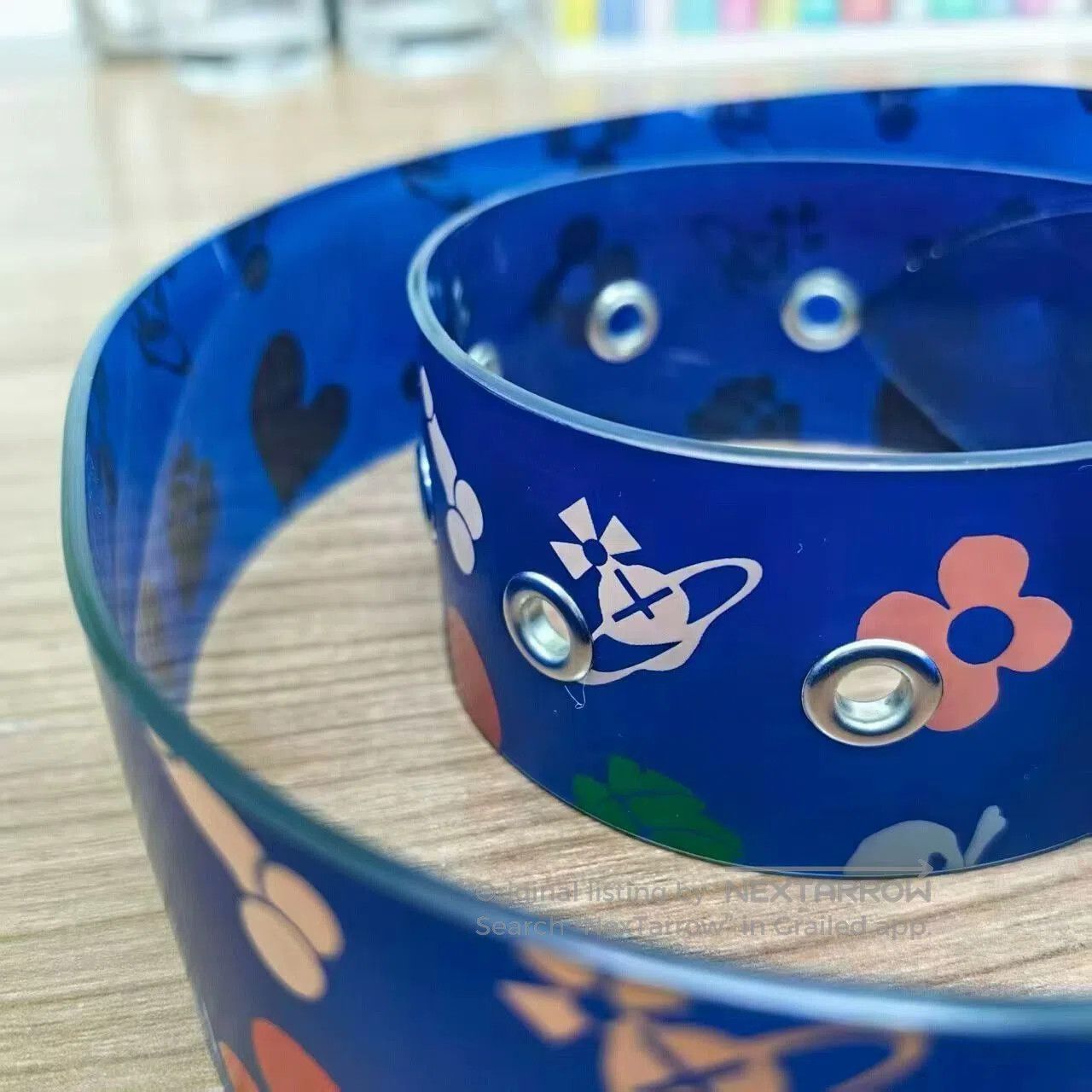 Vivienne Westwood vivienne westwood blue graphic belt. Size ONE SIZE - 3 Thumbnail