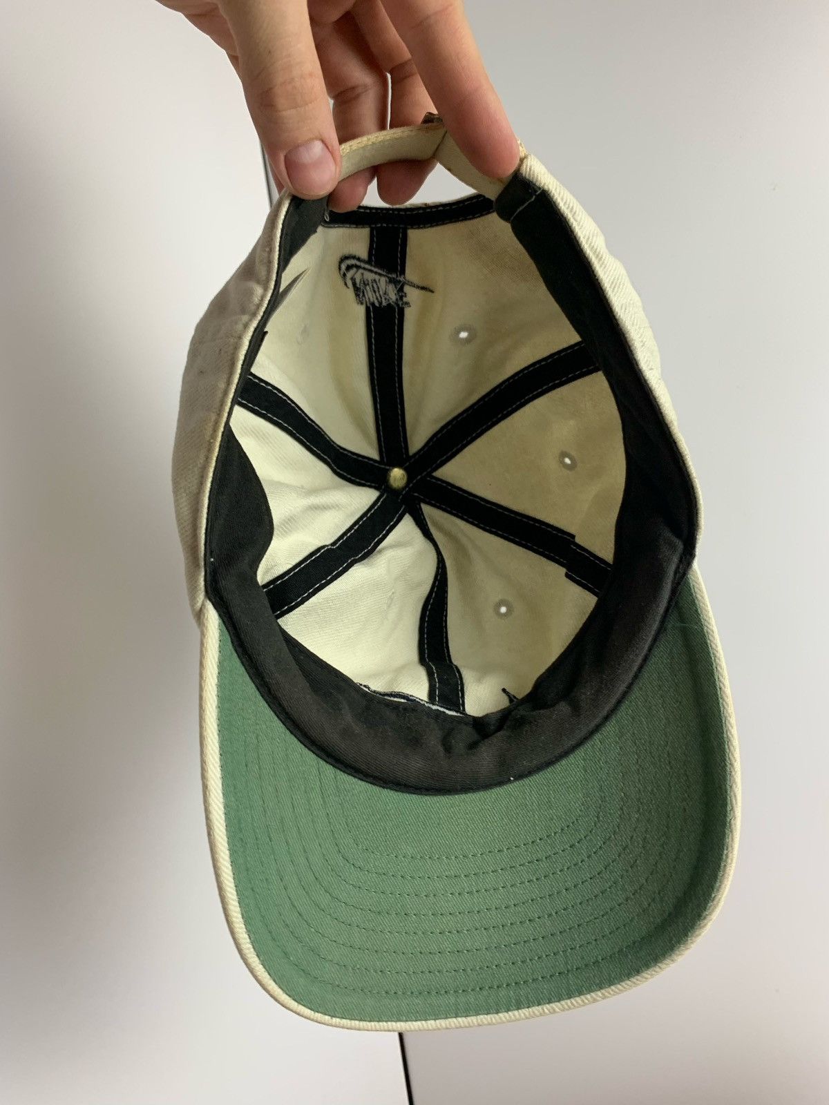 Vintage Nike vintage cap hat big logo Size ONE SIZE - 6 Thumbnail