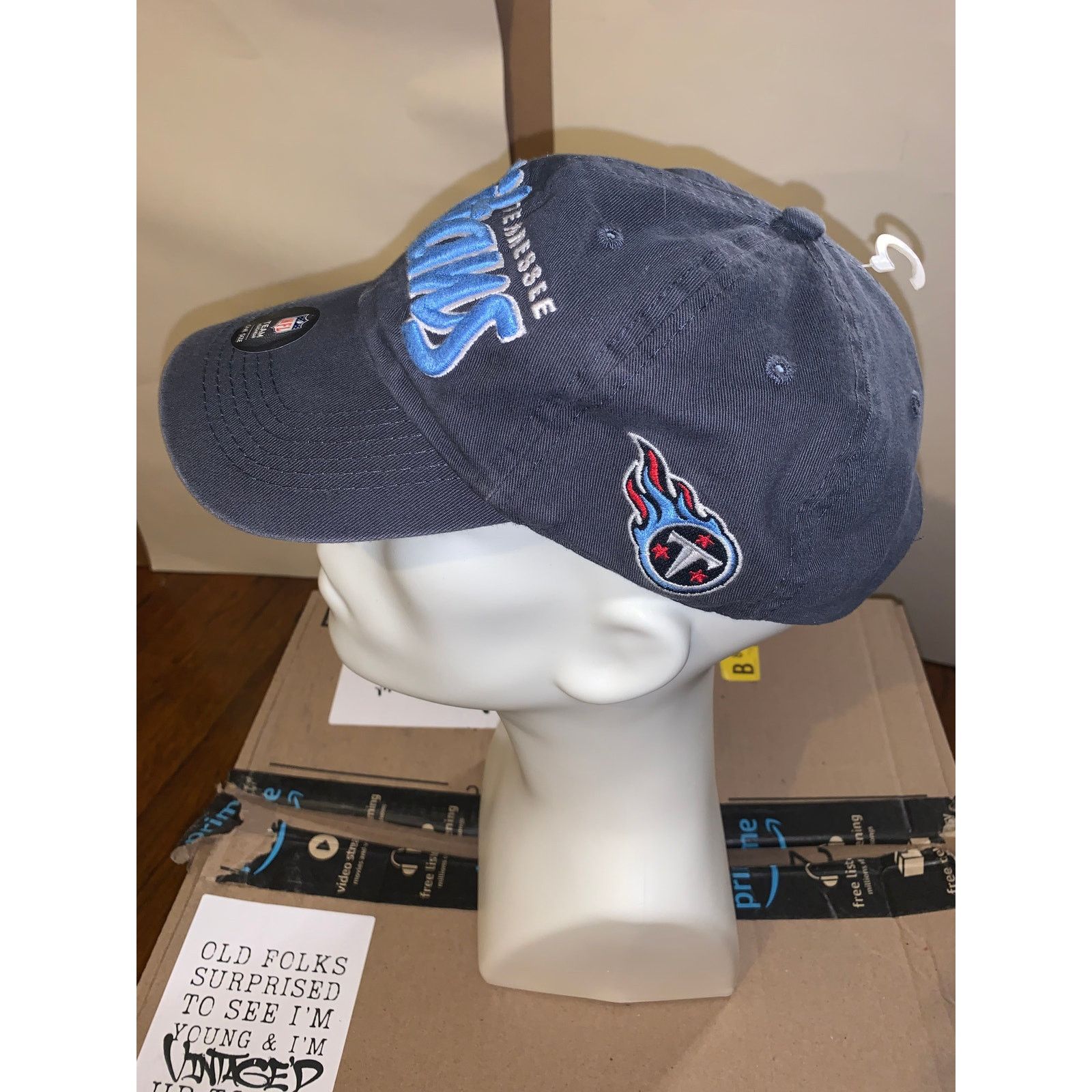 NFL Deadstock Tennessee Titans ’47 Clean Up Hat NFL Dad Cap Size ONE SIZE - 2 Thumbnail