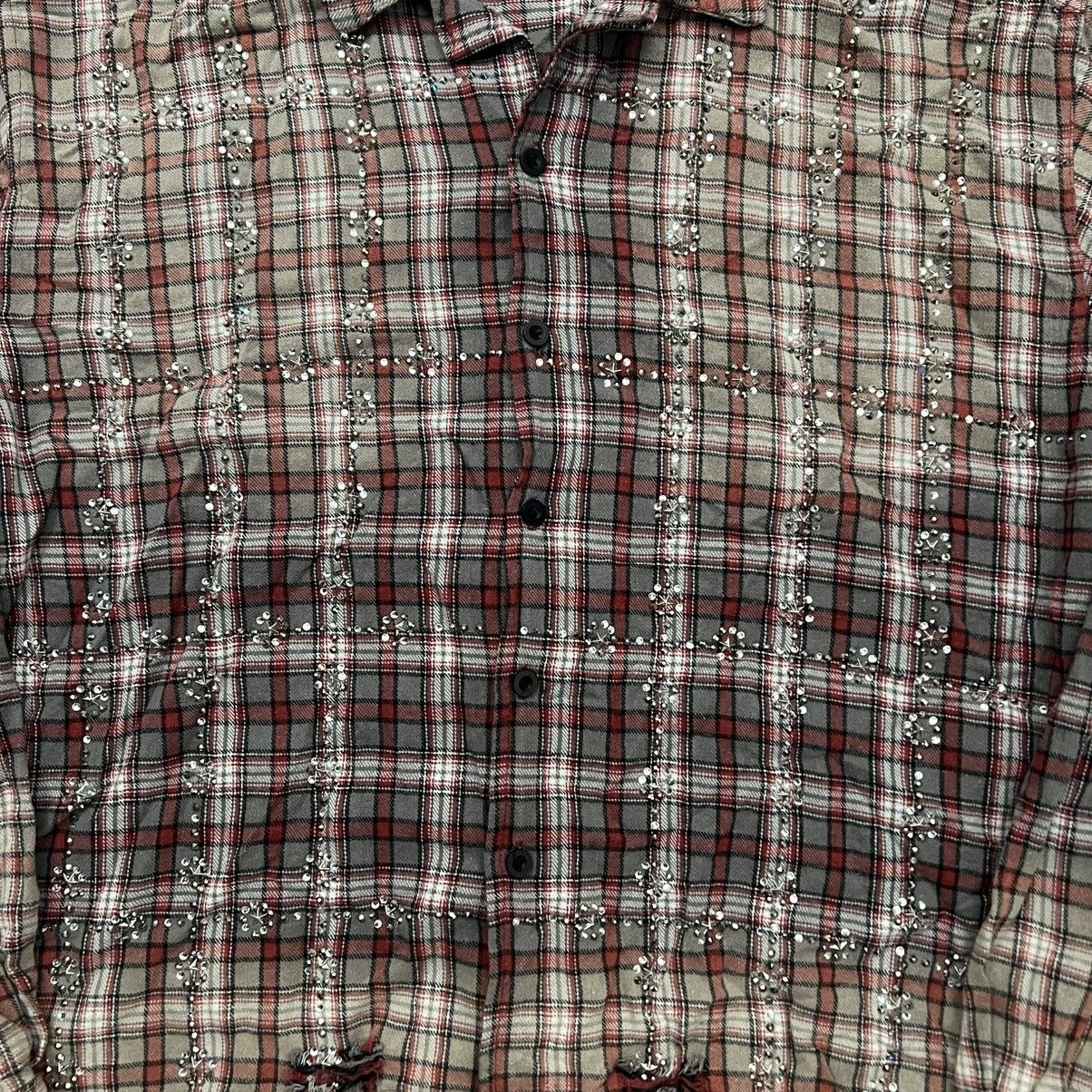 Vale Vale Forever Valley Dreams Rhinestone Flannel Redwood Size US L / EU 52-54 / 3 - 3 Thumbnail