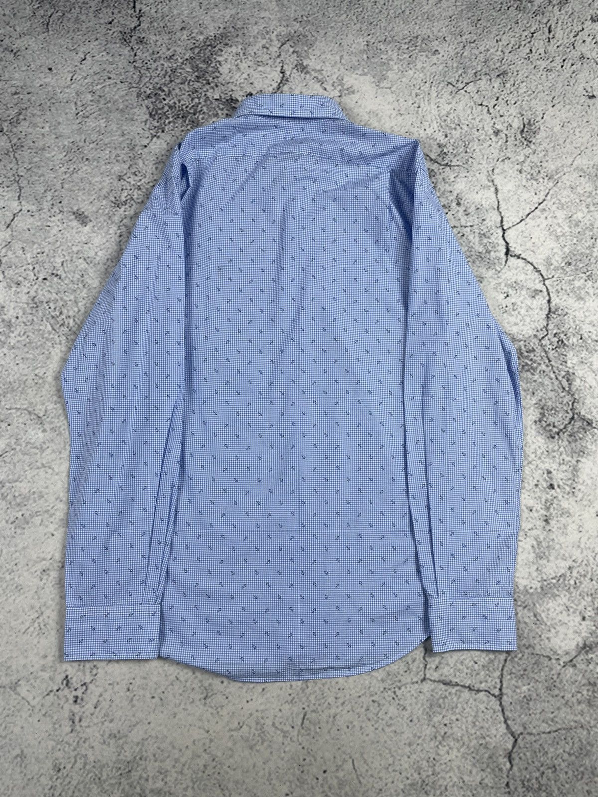 Polo Ralph Lauren Polo Ralph Lauren L Slim Fit Anchor Print Shirt Classic egv Size US L / EU 52-54 / 3 - 3 Thumbnail