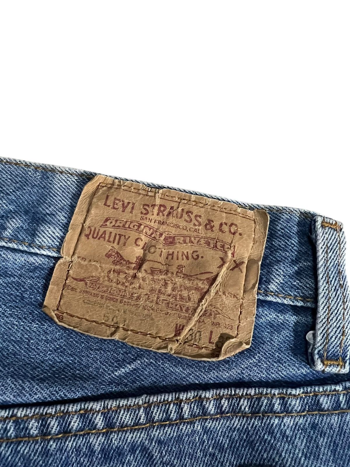 Levi's 80’s Levi’s 501 Light Wash Jean USA Size US 28 / EU 44 - 17 Thumbnail