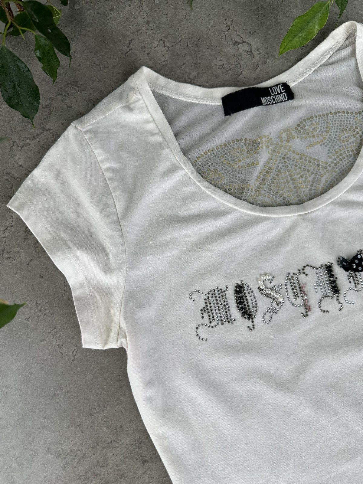 Moschino Moschino T-Shirt With Mesh Back Size S / US 4 / IT 40 - 3 Thumbnail