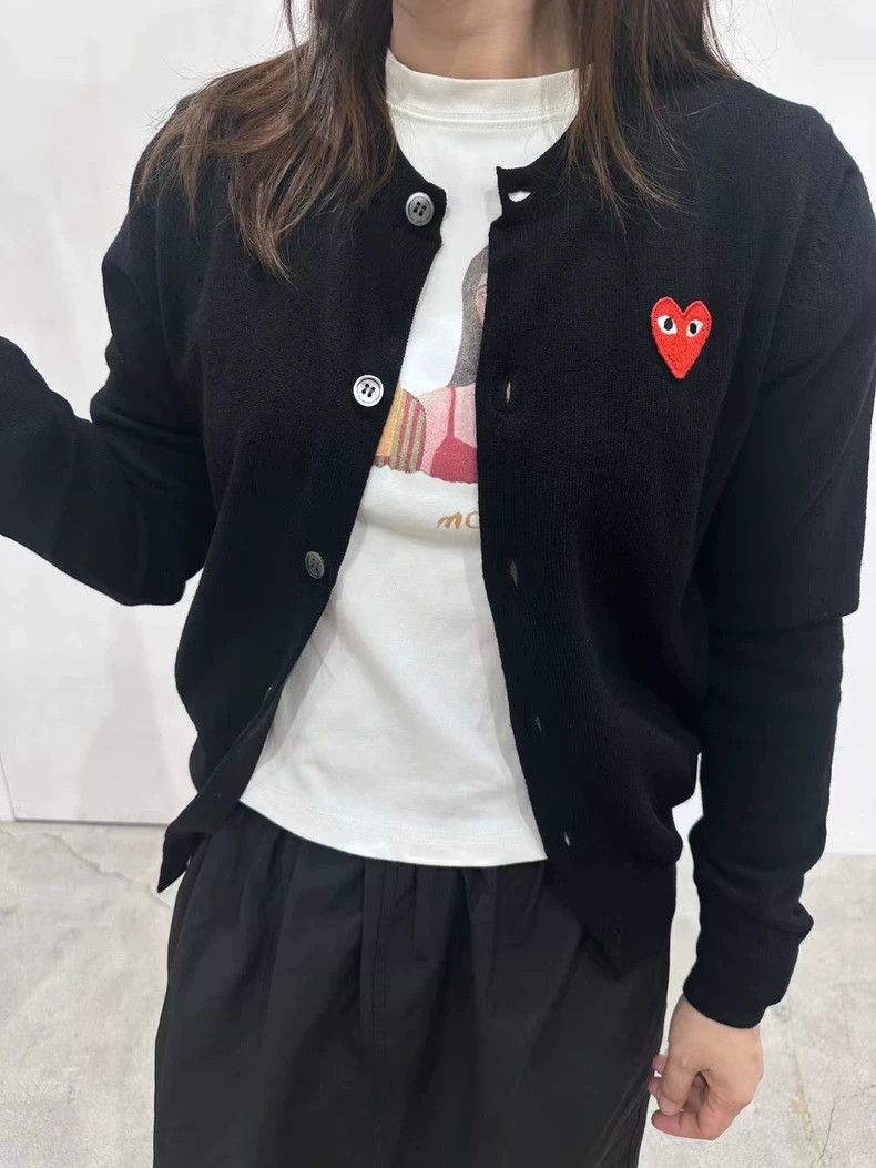 Comme des Garcons Comme Des Garcons Black classic red heart Size S / US 4 / IT 40 - 4 Thumbnail