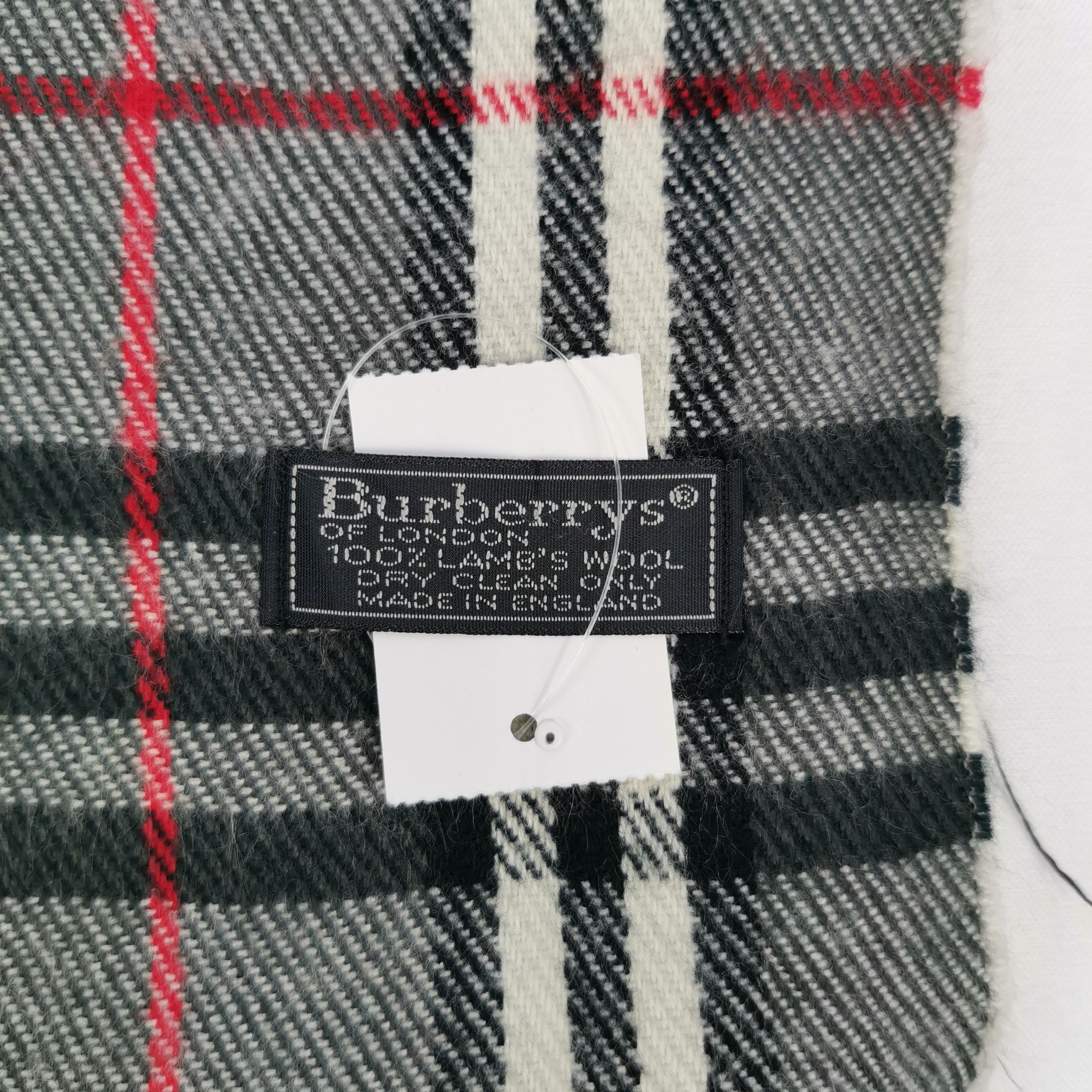 Burberry Vintage Burberry Scarf Muffler Wool Cashmere Scarves Size ONE SIZE - 4 Thumbnail