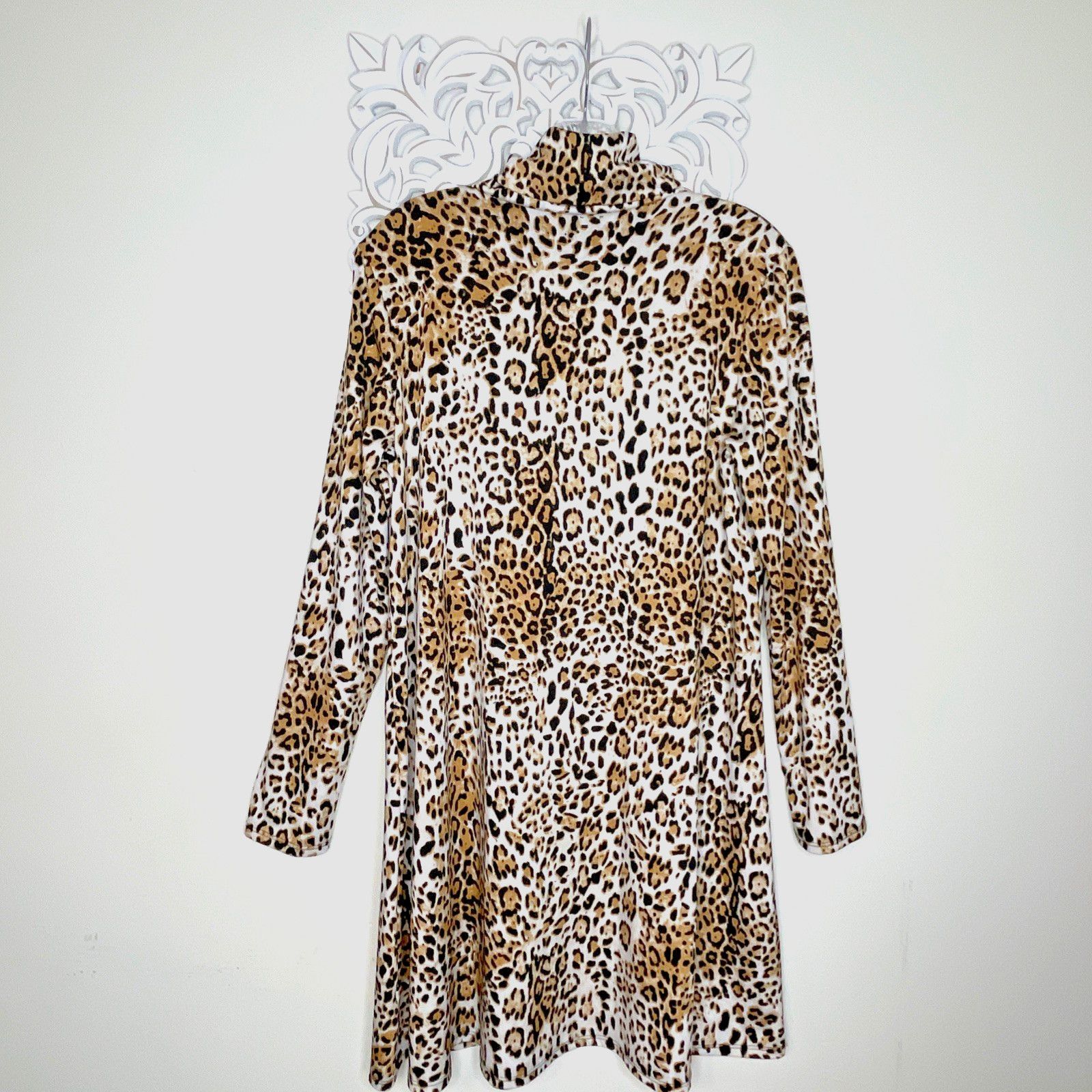 Other TIANA B. size LARGE Turtle Neck MASK Shift Dress Size L / US 10 / IT 46 - 5 Thumbnail