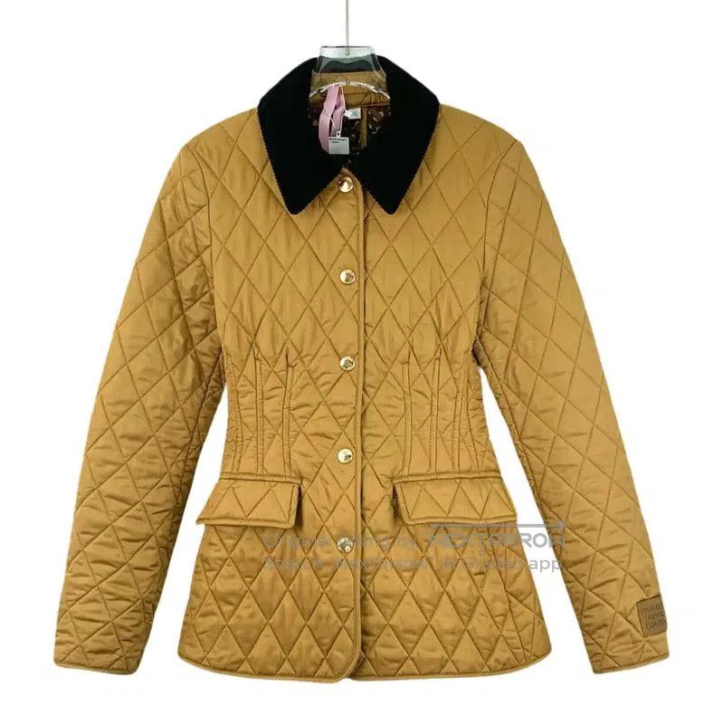 Burberry Burberry Brown Quilted Women's Jacket Size S. Size S / US 4 / IT 40 - 1 Thumbnail