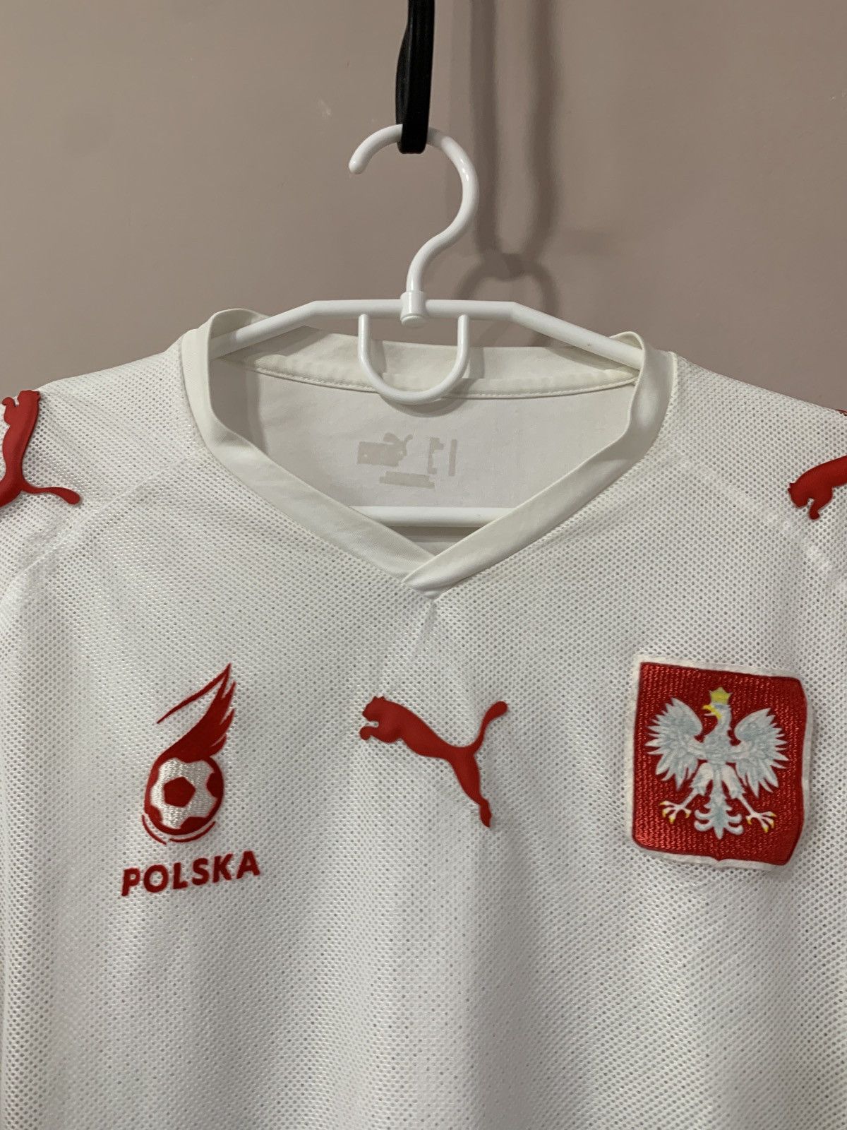 Puma Poland 2008 Home Football Shirt Puma Vintage Soccer Size M Size US M / EU 48-50 / 2 - 5 Thumbnail
