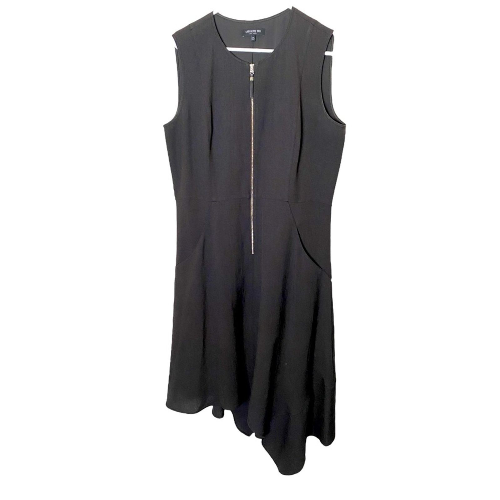 Lafayette 148 Lafayette 148 NY Midi Asymmetrical Dress L Size L / US 10 / IT 46 - 1 Thumbnail