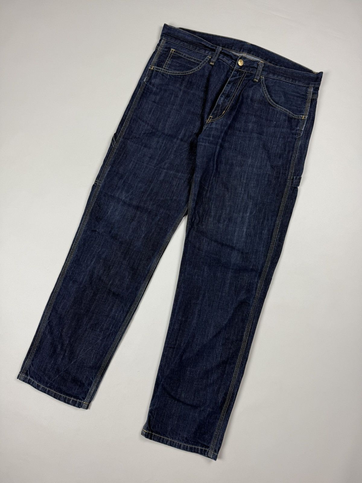 Carhartt Carhartt Men’s Fort Carpenter Workwear Denim Jeans Pants Size US 36 / EU 52 - 14 Thumbnail
