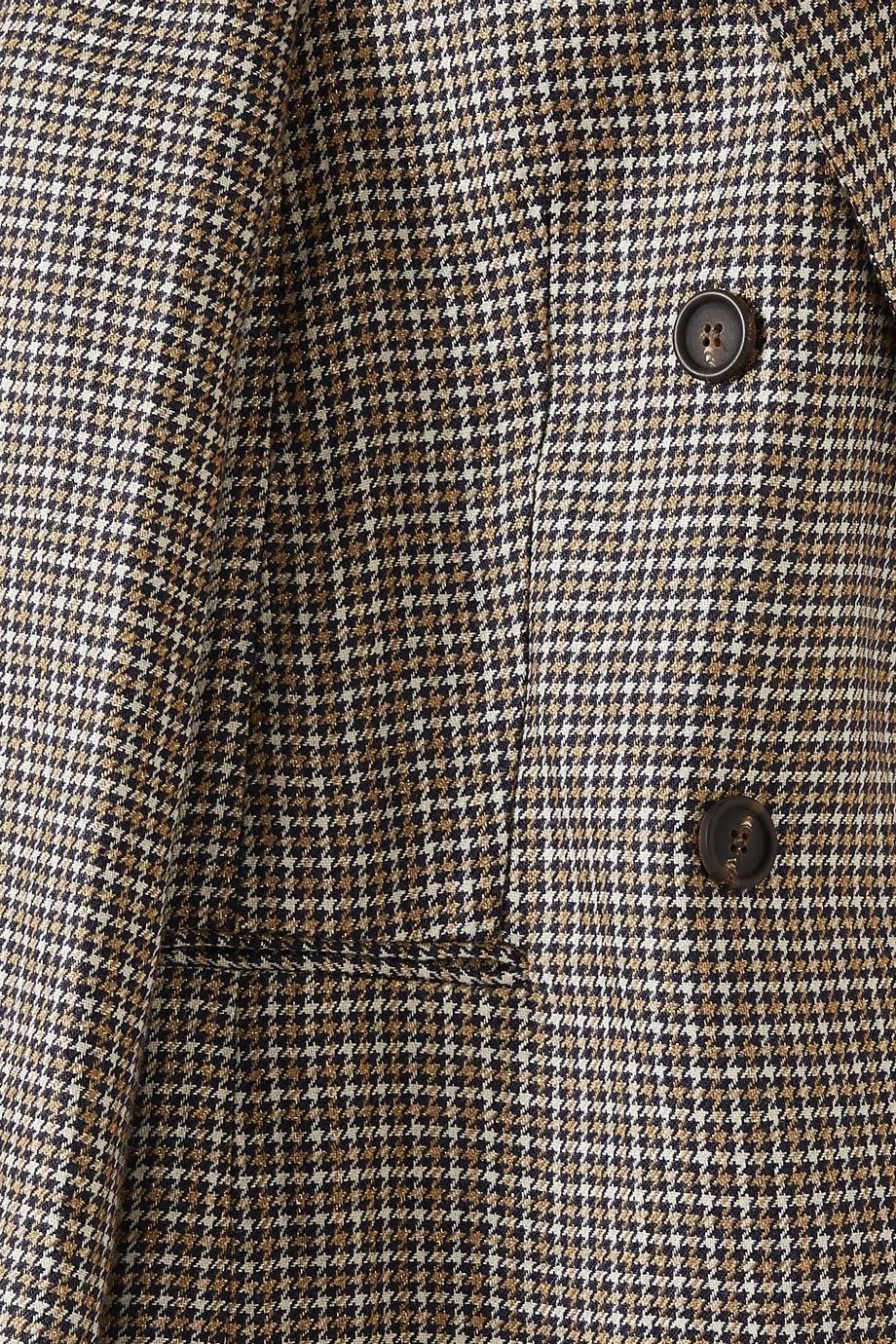 Brunello Cucinelli o1la1rc1a0325 Wool Blazer in Tobacco Size XL / US 12-14 / IT 48-50 - 4 Thumbnail