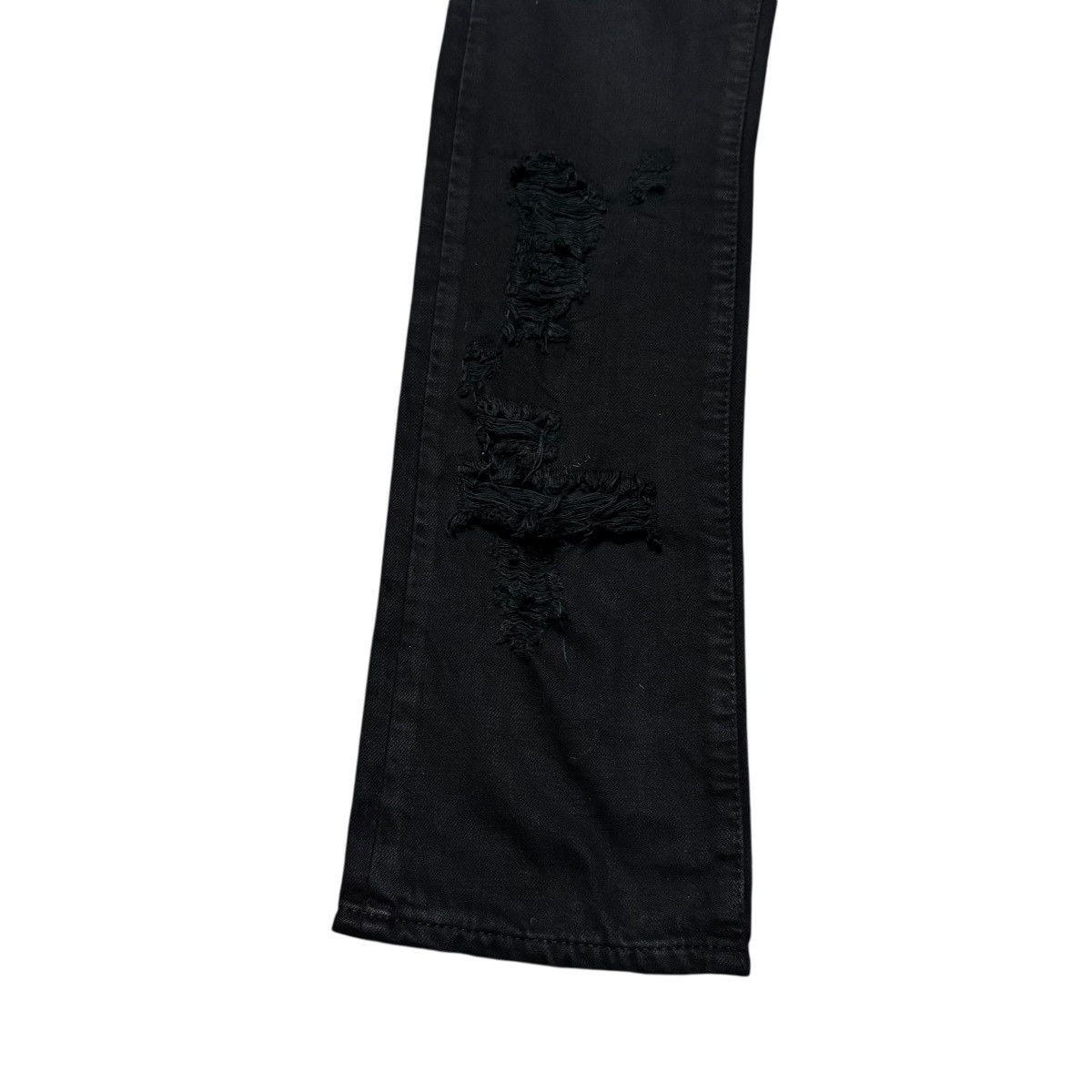 GOSTAR DE FUGA Cavaria Black Distressed Denim Jeans Size US 28 / EU 44 - 7 Thumbnail