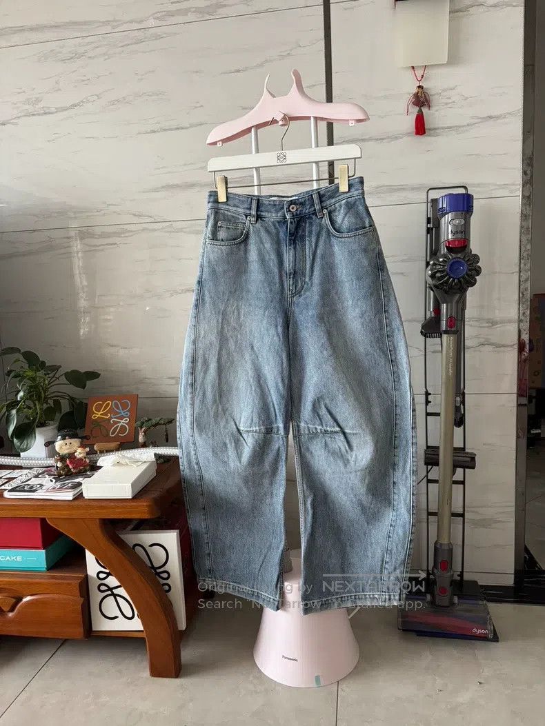 Loewe Loewe SS25 Pre-selected Series Curved Knife Denim Trousers Size 25" / US 0 / IT 36 - 1 Thumbnail