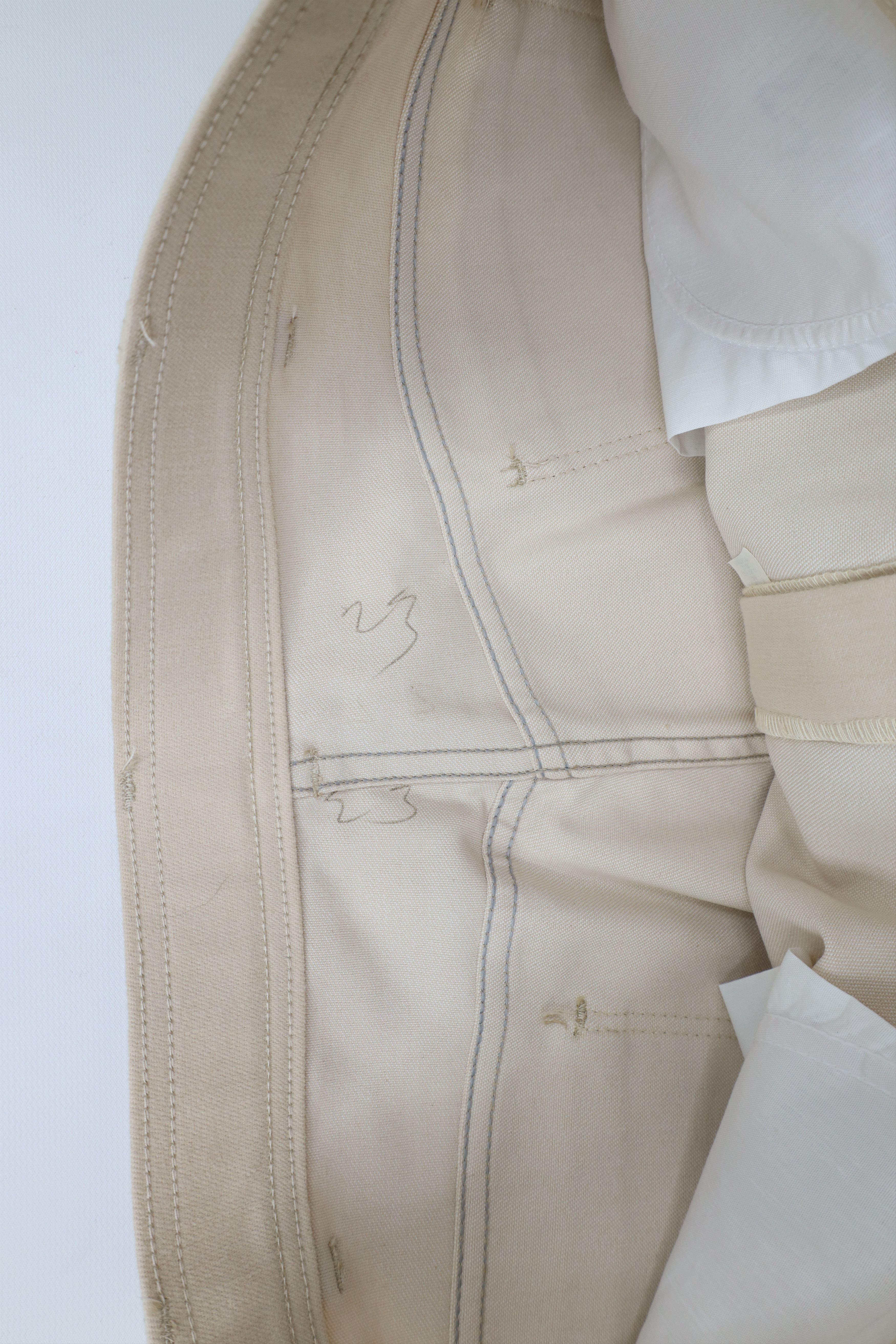 Vintage Vintage 70s Streetwear Wide Leg Bell Bottoms Jeans Beige USA Size US 36 / EU 52 - 8 Thumbnail