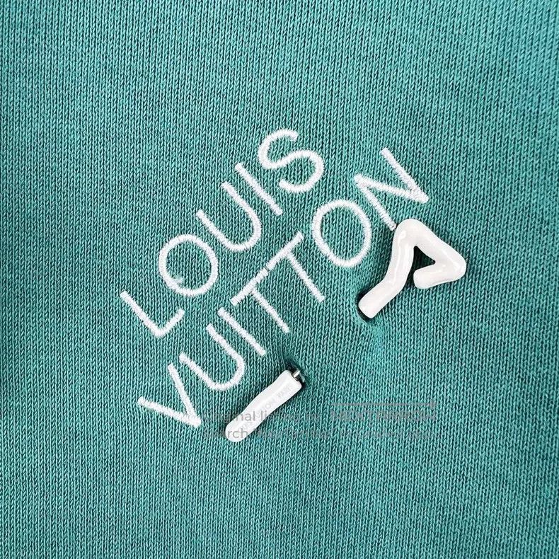 Louis Vuitton Louis Vuitton Lake green pin logo embroidered monogram hoo Size US XXL / EU 58 / 5 - 4 Thumbnail