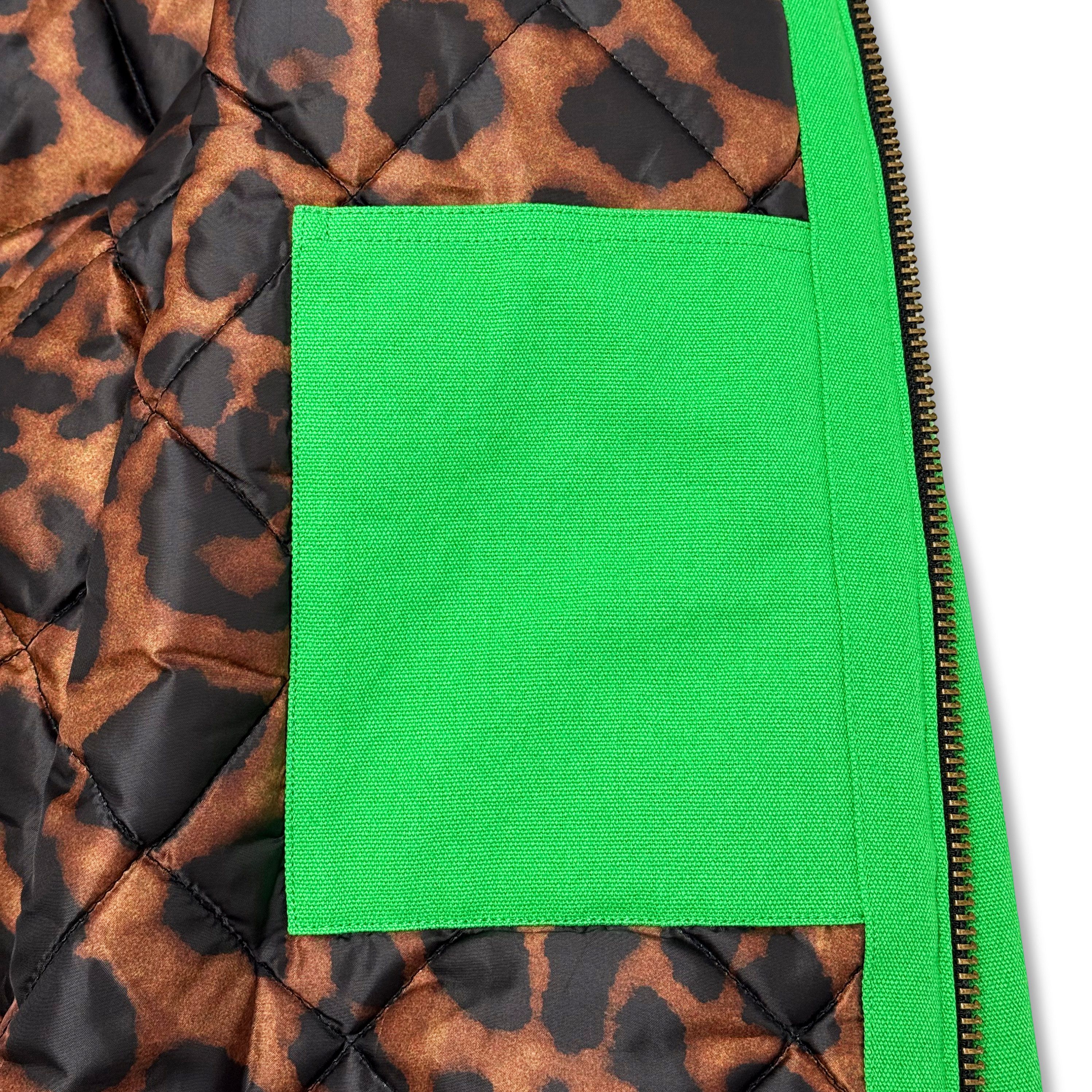 Carhartt Suture Studios 16oz. Canvas Hooded Work Jacket Green Leopard Size US S / EU 44-46 / 1 - 5 Thumbnail