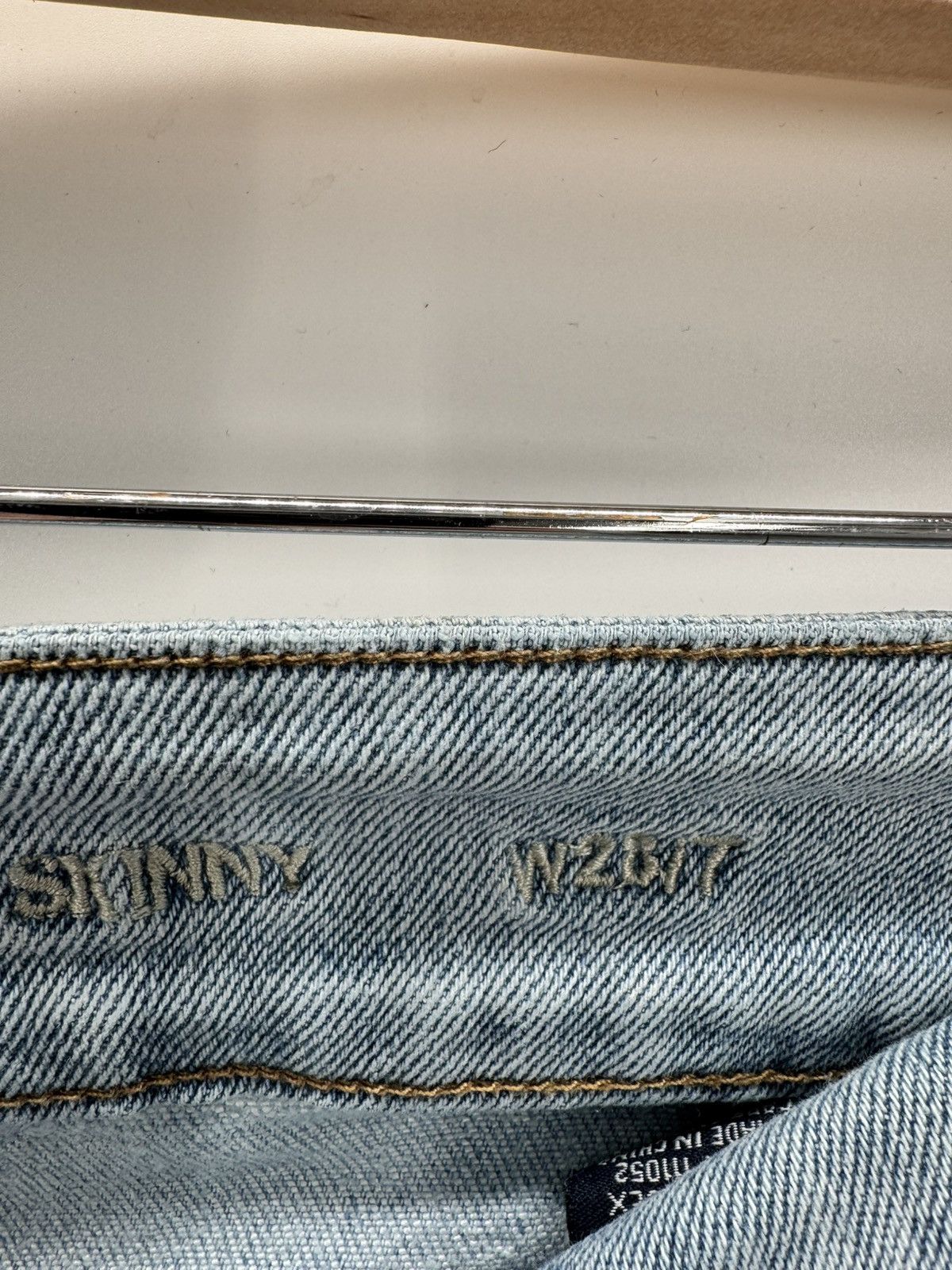 Other Vanilla Star Distressed High Rise Skinny Jeans W28 Y2K Size 28" / US 6 / IT 42 - 3 Thumbnail